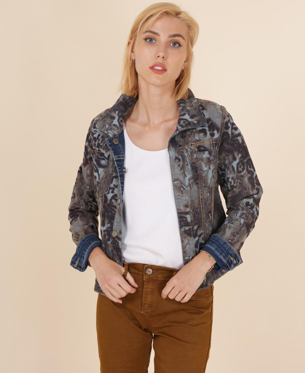Mi&Co-Shopping-Veste jean réversible femme