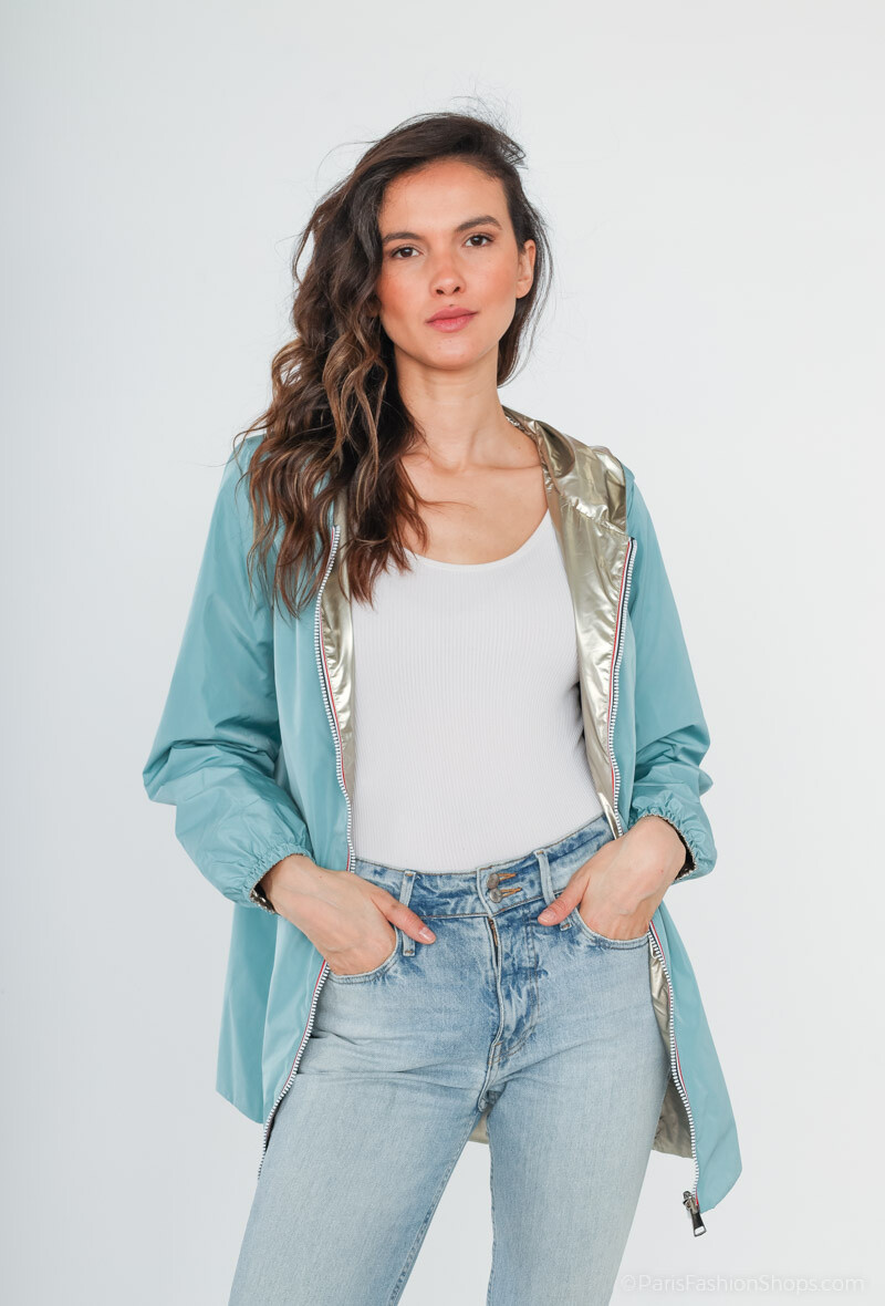 Mi&Co-Shopping-Imperméable-parka - réversible déperlante