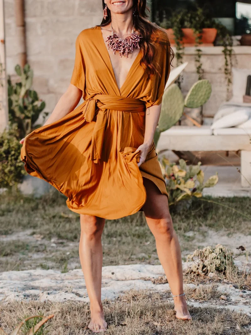 Robe convertible femme- Mico-Shopping-robe transformable